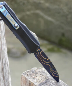 Microtech Cypher II Damascus